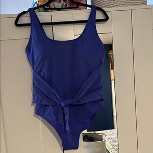 Blue One Piece Swimsuit